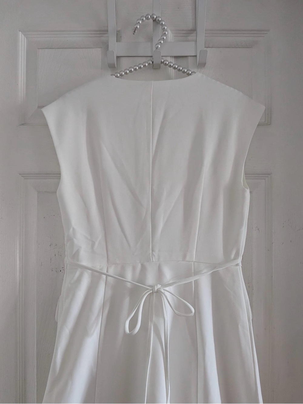 Commense V Neck Cap Sleeve Midi Dress - Picture 8 of 11